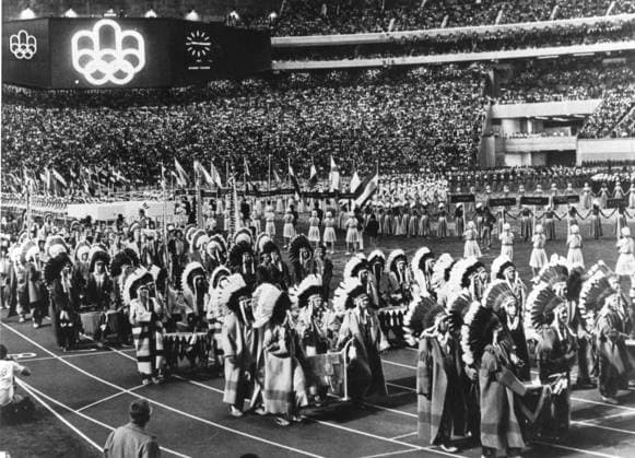 Closing Ceremony of the 1976 Olympic Games Montreal , Olympia, Olympiade, Olympische Spiele  UnitedArchives00907438