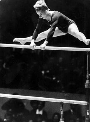 Japan, Tokyo Olympic Games, 1964: Vera Cavslavska (Czechoslovakia) in the women s gymnastics. , Olympia, Olympiade, Olympische Spiele, Gymnastik, Turnen, Turner, Riege, Turnerin, Gymnast, Gymnastin  UnitedArchives00907753