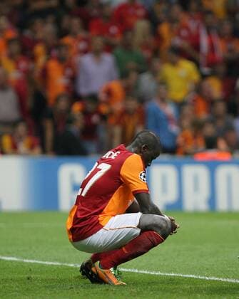UEFA Champions League group B match between Galatasaray and Real Madrid at Turk Telekom Arena Stadium on September 17, 2013 in Istanbul,Turkey. Match Scored: Galatasaray 1 - Real Madrid 6 Pictured: Emmanuel Eboue of Galatasaray. 