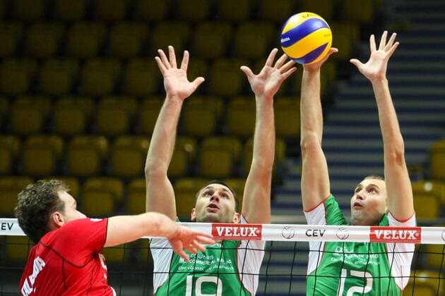 21.09.2013, Gdynia - Eurovolley 2013, Germany - Bulgaria, Tsvetan Sokolov, Viktor Yosifov (BUL), - ZUMAc04