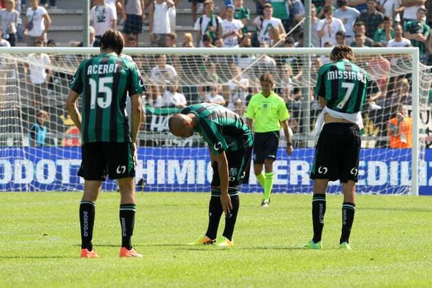 SIMONE ZAZA, SIMONE MISSIROLI E FRANCESCO ACERBI SASSUOLO Serie A - US Sassuolo Calcio Vs Inter Milan - lucaxpagliaricci