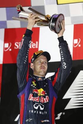 Motorsports: FIA Formula One World Championship 2013, Grand Prix of Singapore, 1 Sebastian Vettel (GER, Infiniti Red Bull Racing), xHOCHxZWEIx