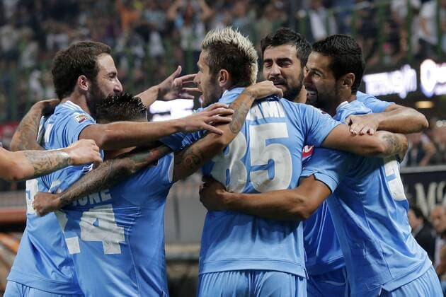 Miguel Britos Napoli, Goal Celebration Serie A AC Milan - SSC Napoli MarcoxBertorello