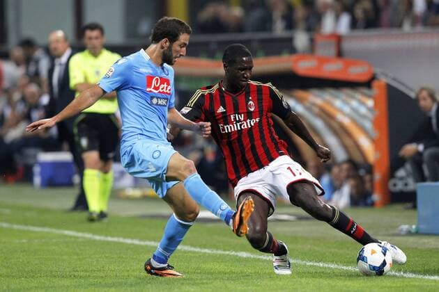 Cristian Zapata Milan, Gonzalo Higuain Napoli Serie A AC Milan - SSC Napoli MarcoxBertorello