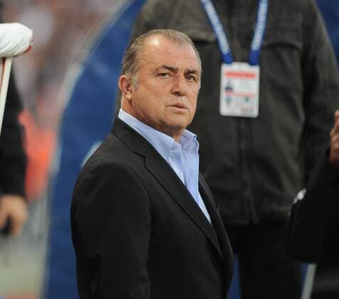 Sportoto superlig derby match between Besiktas and Galatasaray at Olympic Stadium in Istanbul, on September 22, 2013. Scored: Besiktas 1 - Galatasaray 2 Pictured: Coach Fatih Terim of Galatasaray. 