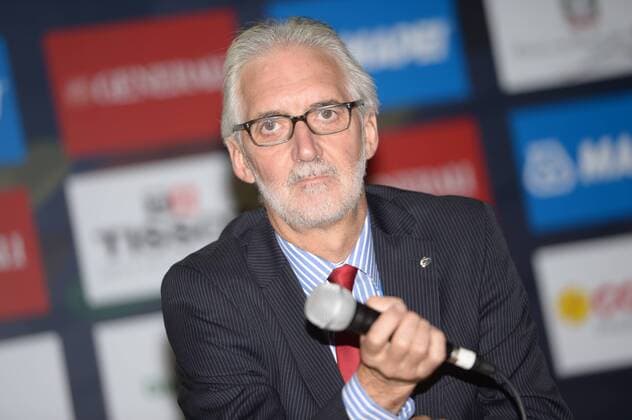 2013, World Championships Junior Men, conferenza stampa Brian Cookson, Cookson Brian, Firenze Mandela Forum 