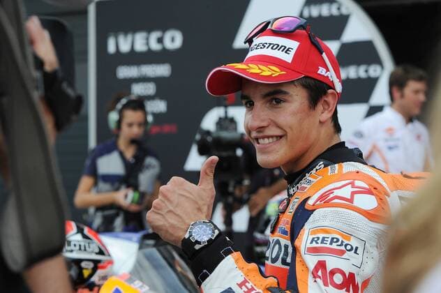 28.09.2013. Montalban, Spain. Marc Marquez (Repsol Honda Team) during the qualifying sessions from Aragon Motorland. xGaetanoxPiazzollax  ActionPlus11456740