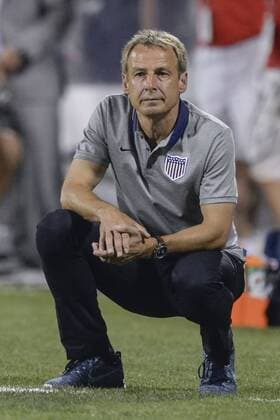 10 September 2013: United States head coach Jurgen Klinsmann in action during a CONCACAF World Cup Qualifying Final Round match between the United States and Mexico at Columbus Crew Stadium, in Columbus, OH. The United States Men s National Team defeated the Mexico Men s National Team 2-0 at Columbus Crew Stadium in Columbus, Ohio in a CONCACAF World Cup Qualifying Final Round match for the 2014 FIFA World Cup. SOCCER: SEP 10 USA v Mexico Icon1640910131207 EDITORIAL USE ONLY