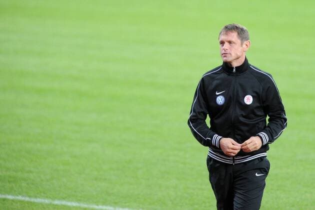 Fußball, Trainerhistorie KSV Hessen Kassel von 1964 bis heute Jörn Grosskopf, Jörn Großkopf, (Trainer KSV Hessen Kassel) KSV Hessen Kassel vs TSG 1899 Hoffenheim U23, Fussball, Regionalliga Südwest, 02.10.2013 EP_rsl