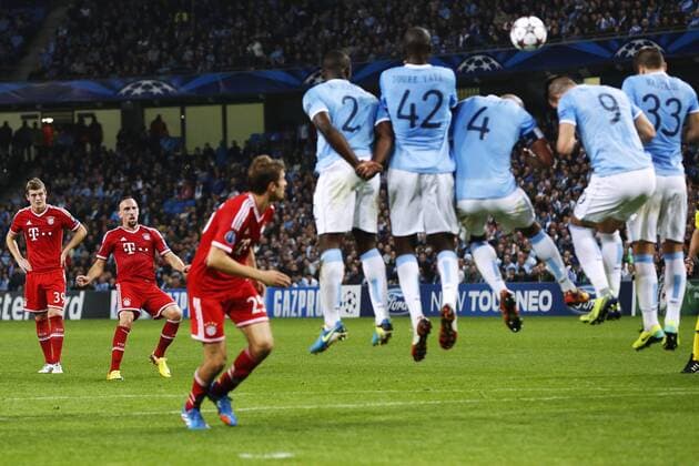 Franck Ribery (Bayern), OCTOBER 2, 2013 - Football Soccer : UEFA Champions League Group D match between Manchester City 1-3 FC Bayern Muenchen at Etihad Stadium in Manchester, England. NoxThirdxPartyxSales  ( oqma011319)