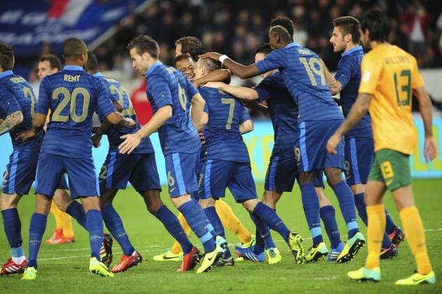 Franck Ribery (Fra) FOOTBALL: Frankreich - Australien. 11 10 2013 xJBAutissierx 