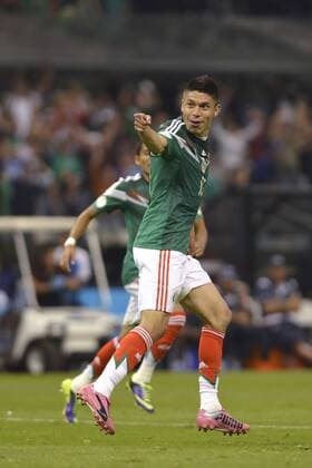 DISTRITO FEDERAL, MEXICO - OCTUBRE 11: Oribe Peralta Mexico WM Quali CONCACAF, Estadio Azteca, 2013, Distrito Federal, Mexico. (Foto: JaimexLopezxJAMxMEDIA) Mexico vs Panama 