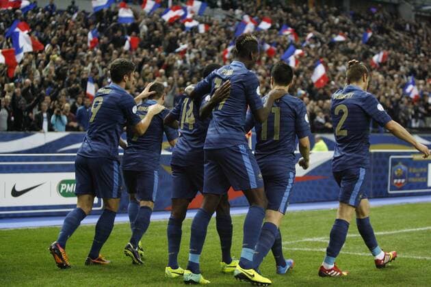 Equipe (France) FOOTBALL : France vs Finlande - Qualification Coupe du Monde - 15 10 2013 GwendolineLeGoff Panoramic 
