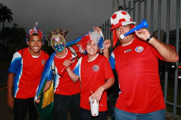 Fans Costa Rica Concacaf San Jose, Costa Rica (FotoFranciscoEstrada JAMMEDIA) 