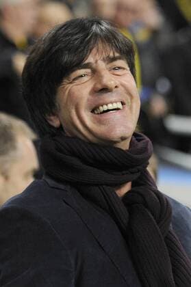 Bundestrainer Joachim Jogi LOEW,LÖW (GER),lacht,lachen,lachend,optimistisch,gutgelaunt,Einzelbild,angeschnittenes Einzelmotiv,Portraet,Portrait,Porträt. Fussball Laenderspiel, WM-Qualifikation Gruppe C, Schweden (SWE) - Deutschland (GER) 3-5. am 15.10.2013 ,FRIENDS ARENA Stockholm.