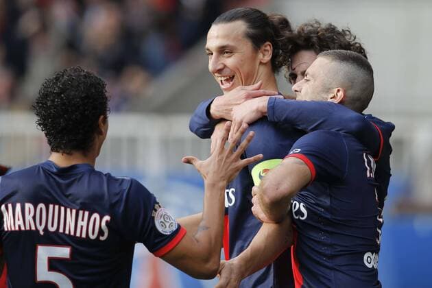 Zlatan Ibrahimovic (psg) FOOTBALL : Paris SG vs Bastia - Ligue 1 - 19 10 2013 STEphaneAllaman Panoramic 