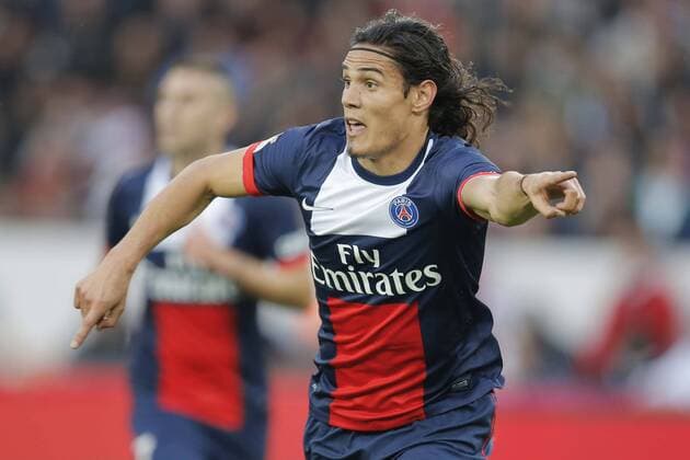 Edinson Cavani (psg) FOOTBALL : Paris SG vs Bastia - Ligue 1 - 19 10 2013 STEphaneAllaman Panoramic 