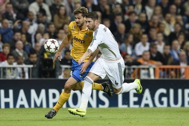 Champions League Real Madrid-Juventus Turin Fernando Llorente-Sergio Ramos 
