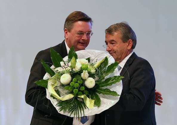 Nürnberg,DFB Bundestag 25,10.2013 Nürnberg, Reinhard Grindel, Wolfgang Niersbach, 183862009