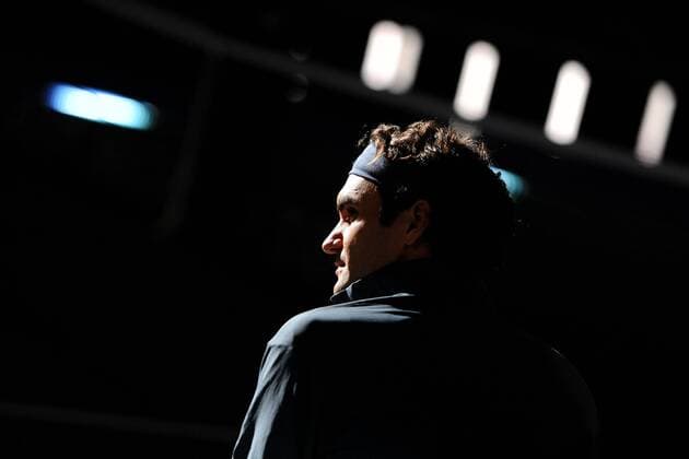 Roger Federer (SUI) TENNIS : Open de Paris - Masters 1000 - ATP Tennis Herren - Bercy - 30 10 2013 TennisMagazine Panoramic 