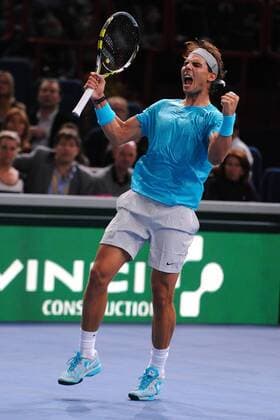 Rafael Nadal (ESP) TENNIS : Open de Paris - Masters 1000 - ATP Tennis Herren - Bercy - 31 10 2013 TennisMagazine Panoramic 