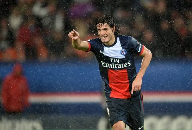 Edinson Cavani (psg) Paris St Germain PSG vs FC Lorient - Ligue 1 - 01 11 2013 AnthonyBIBARD FEP Panoramic 