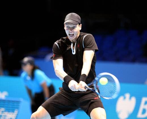 TENNIS - ATP Tennis Herren World Tour Finals 2013 LONDON,ENGLAND,04.NOV.13 - TENNIS - ATP Tennis Herren World Tour Finals. Bild zeigt Tomas Berdych (CZE). 