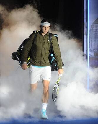 Tennis - 2013 ATP Tennis Herren World Tour Finals at The O2 - Day Two Rafael Nadal - Spain enters the Arena 