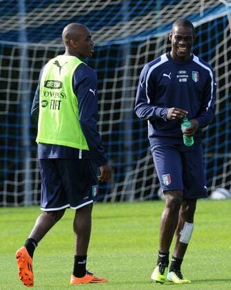 IPP20131113 Football - soccer: International match, Italy (ITA) Training Session, angelo ogbonna, mario balotelli xHOCHxZWEIx xItalyxPhotoxPressx 