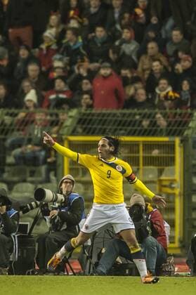 Brussels, Belgium vs Colombia On this picture : Radamel Falcao ReportersxMichelxGouverneur 