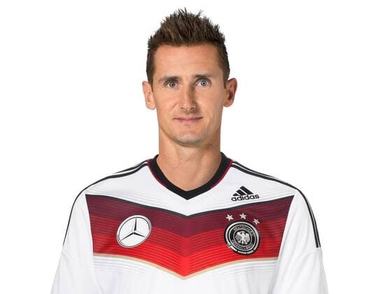 FUSSBALL PORTRAITTERMIN DEUTSCHE NATIONALMANNSCHAFT 14.11.2013 Miroslav Klose (Deutschland)