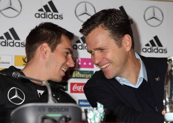 IPP20131114 Football - soccer: International match, Germany (GER) Press Conference, MILANO 14 11 2013 - PHILIPP LAHM - OLIVER BIERHOFF xHOCHxZWEIx xItalyxPhotoxPressx 