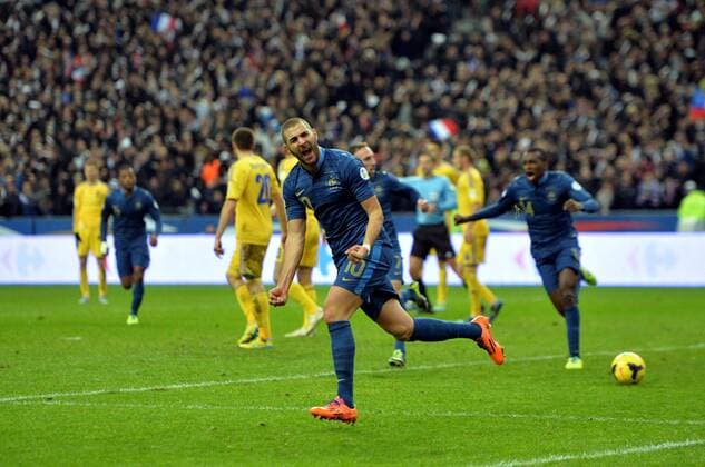 Karim Benzema (fra) FOOTBALL : France vs Ukraine - barrage retour pour la coupe du monde 2014 - 19 11 2013 AnthonyBIBARD FEP Panoramic 
