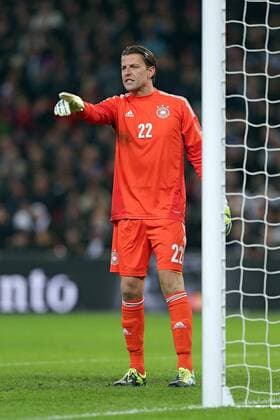 19.11.2013, xovx, Fussball Freundschaftsspiel England - Deutschland, Roman Weidenfeller (Deutschland), Freisteller.