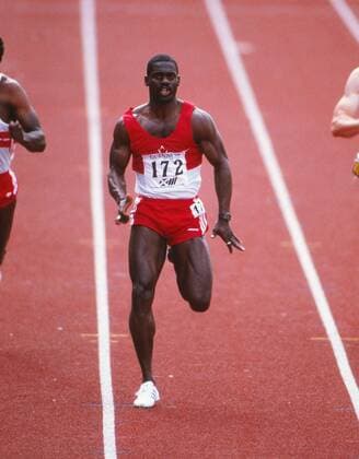 Athletics - 1986 Edinburgh Commonwealth Games - Men s 100m Heats Canada s Ben Johnson at Meadowbank Stadium. 
