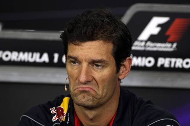 21.11.2013- Press conference, Mark Webber (AUS) Red Bull Racing RB9 