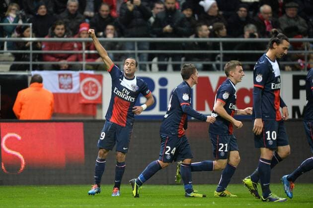 Lucas (psg) FOOTBALL : Stade Reims vs Paris Saint Germain PSG - Ligue 1 - 23 11 2013 AnthonyBIBARD FEP Panoramic 