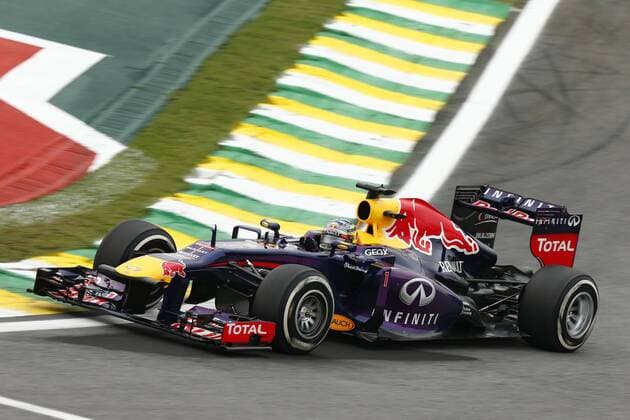 Motorsports: FIA Formula One World Championship 2013, Grand Prix of Brazil, 1 Sebastian Vettel (GER, Infiniti Red Bull Racing), xHOCHxZWEIx