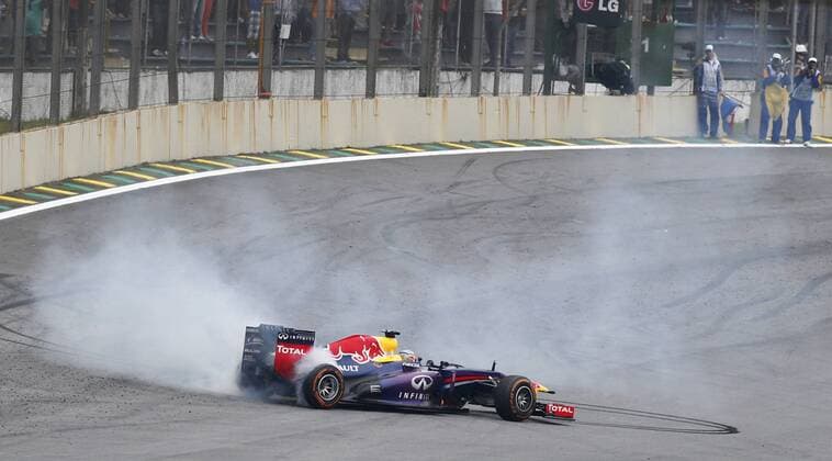 Motorsports: FIA Formula One World Championship 2013, Grand Prix of Brazil, 1 Sebastian Vettel (GER, Infiniti Red Bull Racing), xHOCHxZWEIx