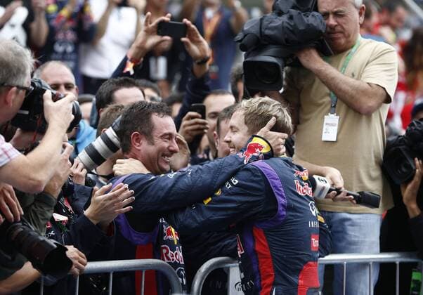 Motorsports: FIA Formula One World Championship 2013, Grand Prix of Brazil, 1 Sebastian Vettel (GER, Infiniti Red Bull Racing), xHOCHxZWEIx