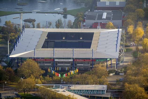 MSV-Arena, Wedaustadion, Luftbild von Duisburg, Ruhrgebiet !ACHTUNGxMINDESTHONORARx60xEURO!