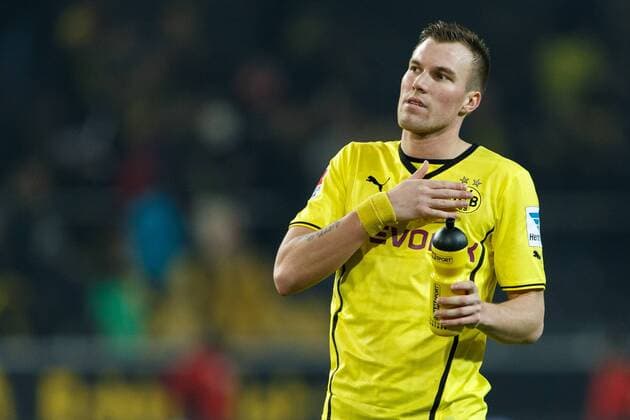 Kevin Grosskreutz (Borussia Dortmund), Emotionen, Freisteller Borussia Dortmund vs FC Bayern München, Fussball, 1. Bundesliga, 23.11.2013 Foto: EIBNER EP_ANS