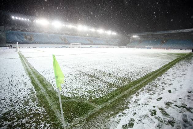 November 26, 2013. Russia, Khimki, arena New Khimki. UEFA Champions League FC CSKA Moskau. Arena Khimki pitch DmitryxGolubovich 