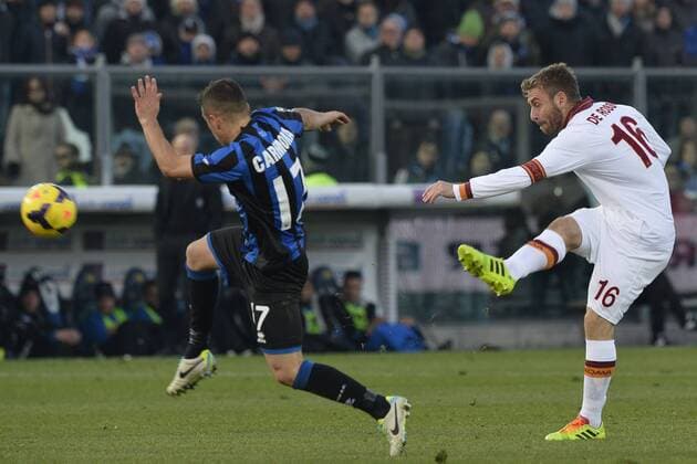 Carmona Atalanta. Daniele De Rossi Roma - Bergamo 01-12-2013 Stadio Azzurri d Italia - Football Calcio 2013 2014 Serie A - Atalanta Bergamo vs AS Roma - lucianaxognibene