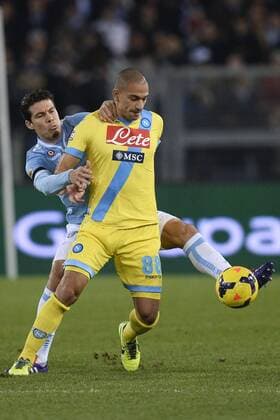 Hernanes Lazio, Gokhan Inler Napoli - Roma 02-12-2013 Stadio Olimpico - Football Calcio Serie A 2013 2014 Lazio Rom vs. SSC Napoli andreaxstaccioli