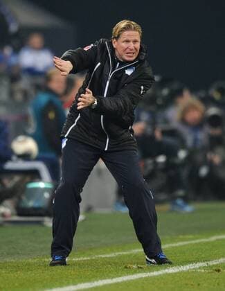 03-12-2013, Fussball, Saison 2013-2014, DFB-Pokal Achtelfinale, FC Schalke 04 - 1899 Hoffenheim 1-3, Trainer Markus Gisdol (1899 Hoffenheim)