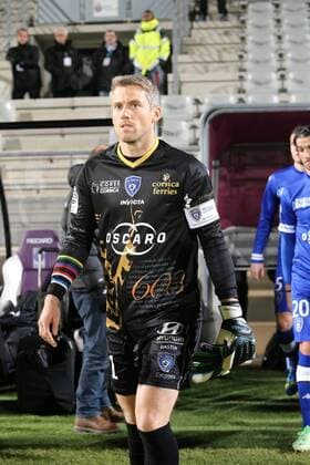 Mickael Landreau ( Bastia ) FOOTBALL : AC Ajaccio vs Bastia - Ligue 1 - 16e journee - 04 12 2013 GerardPierlovisi Panoramic 