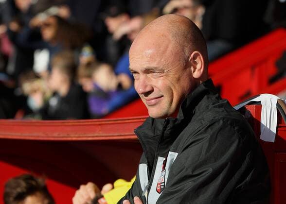 FuÃŸball, Trainerhistorie Brentford FC von 1903 bis heute 03.11.2012. Borehamwood, England. Brentford manager Uwe Rosler before the FA Cup first round tie between Boreham Wood and Brentford at Meadow Park Stadium xIanxBinesx  ActionPlus11343736