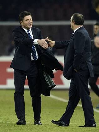 Serie A SSC Napoli - Inter Mailand Walter Mazzarri-Rafael Benitez 