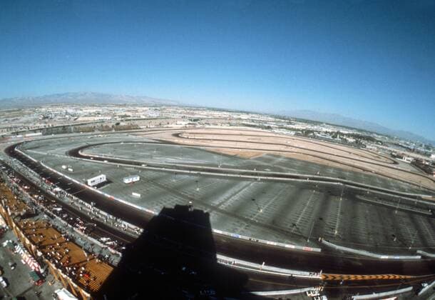 Der Caesars Palace Parkplatz in Las Vegas wurde für den GP der USA 1981 in eine Rennstrecke umgebaut